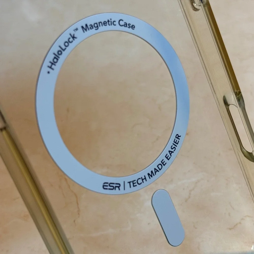 ESR HaloLock Magnetic‎ Case iPhone 16 Plus Clear MagSafe Compatible Shockproof